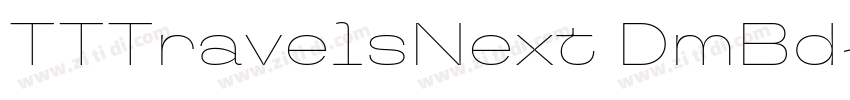 TTTravelsNext DmBd字体转换